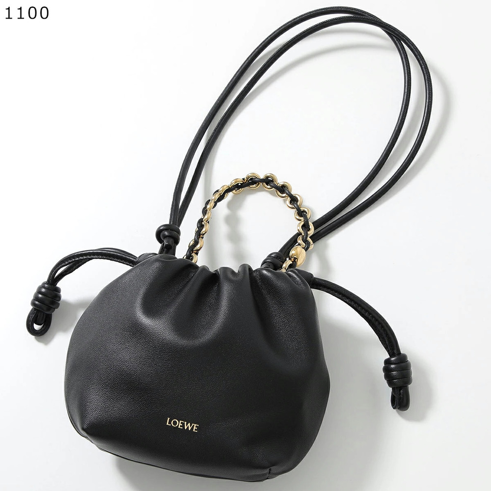 Loewe Flamenco Purse Shoulder Bag Melona Param Leather